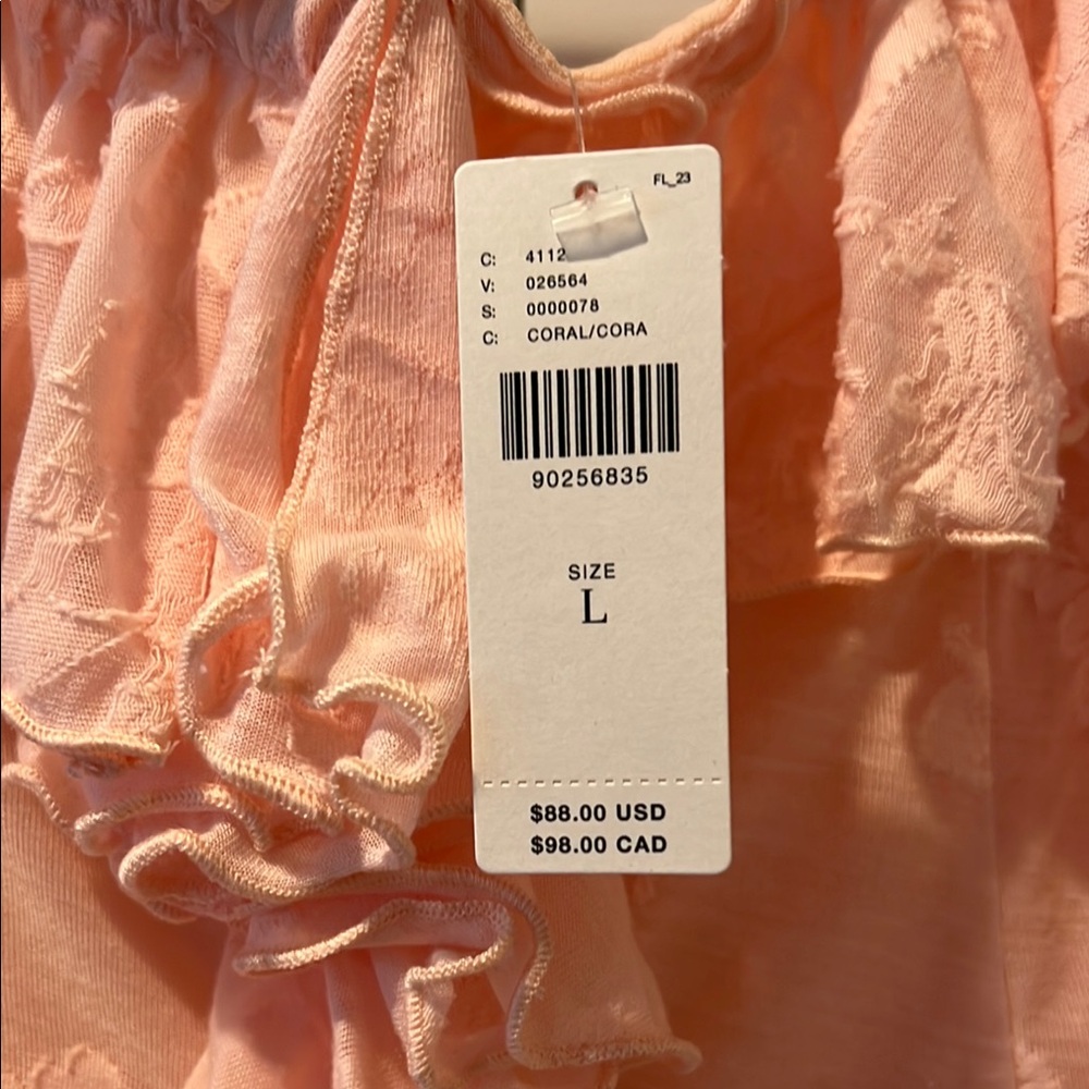 Pink Ruffle Top - Picture 3 of 3